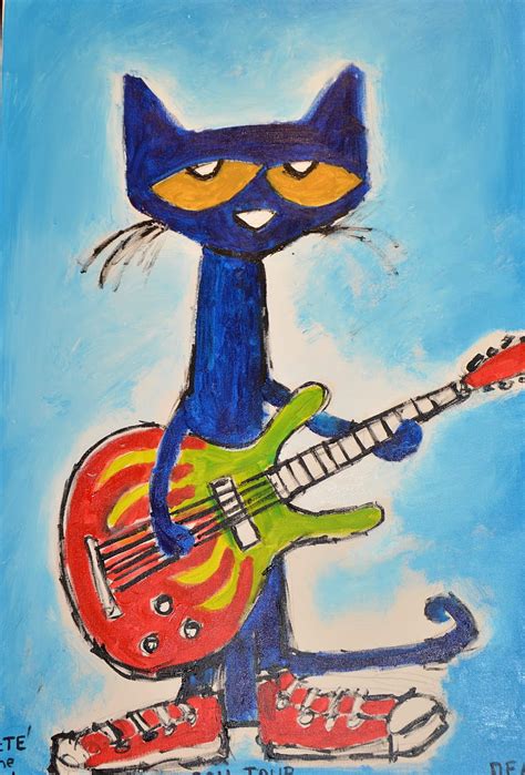 Pete The Cat Guitar Clipart Hd Phone Wallpaper Pxfuel