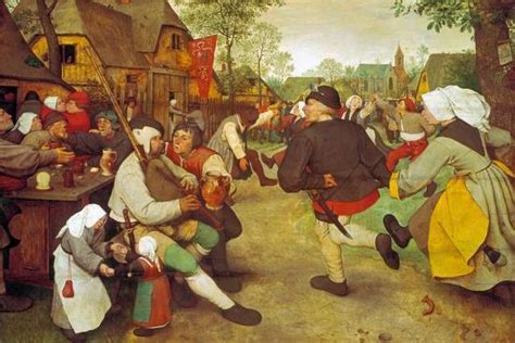 Dancing Farmers About 1568 Giclee Print By Pieter Bruegel The Elder At
