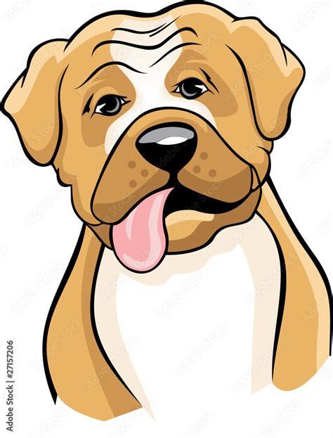 Boxer Dog Cartoon Stock Vector Adobe Stock