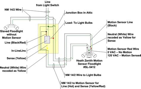 Heath Zenith Motion Sensor Light Wiring Diagram Wiring Diagram