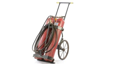 General Wheeled Fire Extinguisher Cart 24x56x40 S339 Walworth 2015