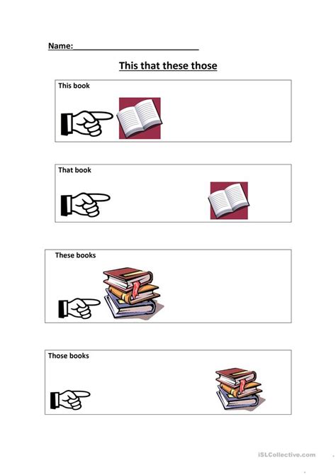 This that these those worksheet - Free ESL printable worksheets made by ...