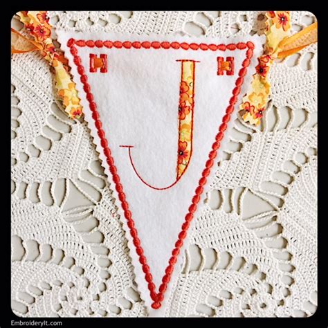 Banner Letter J Is Free This Week At Embroidery It Embroidery It