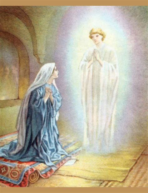 Angel Visits Mary The Scripture Lady