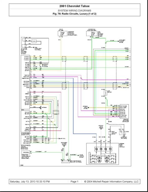 2001 chevy malibu radio wiring diagram for harley davidson wiring. 2003 Chevy Tahoe Radio Wiring Diagram | Free Wiring Diagram