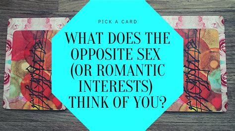 What Does The Opposite Sex Romantic Interests Think Of You ♥️ Pick A