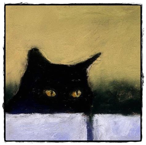 Chat Noir Cat Art Painting Pastel Painting Black Cat Painting Body