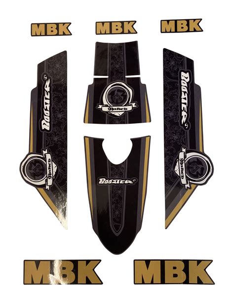 Kit déco MBK Booster naked type origine or Scoot 50 Racing