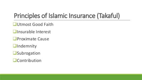 Islamic Versus Conventional Insurance Takaful