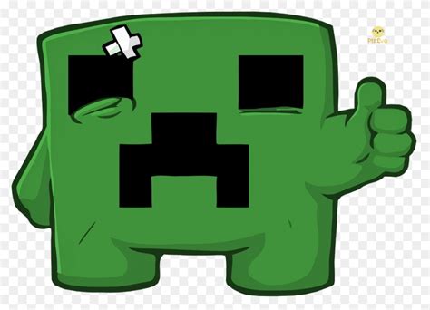 7 Creeper View Creeper Face Postage Stamp Minecraft Png Clip Art Images