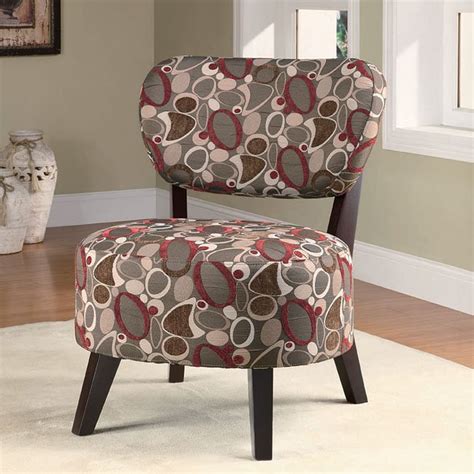 Oblong Pattern Accent Chair Coaster Furniture 2 Reviews Furniture Cart