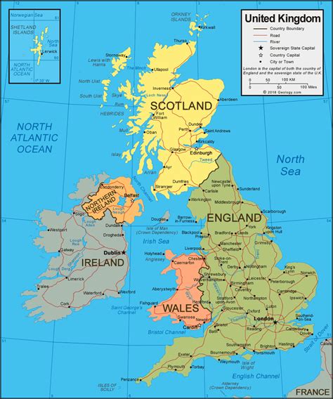 Verkennen van schotland bekijk de kaart van schotland. United Kingdom Map | England, Scotland, Northern Ireland ...