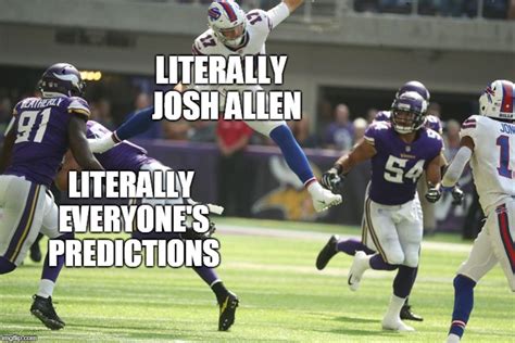 11 Laugh Out Loud Josh Allen Memes Tooathletic Takes