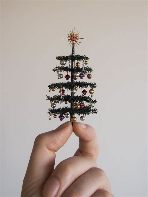 How Its Made A Little Victorian Table Top Christmas Tree — Little