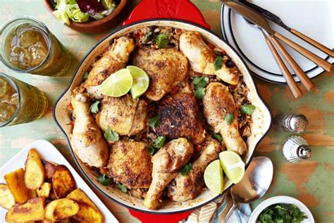 Turn the chicken over and cook until lightly browned on the other side, about 3 minutes more. Cheers to the Weekend: One Skillet Cuban Chicken and Rice ...