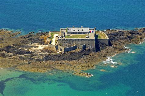 National Fort Of Saint Malo Landmark In Saint Malo Brittany France