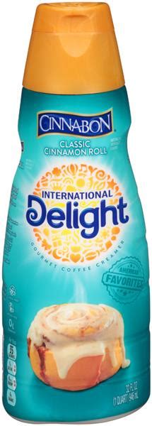 International Delight Coffee Creamer Cinnabon Classic Cinnamon Roll