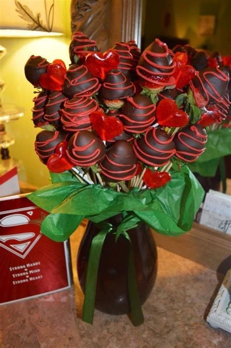 Flower Bouquet With Chocolate Covered Strawberries Easy Chocolate