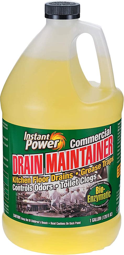 Instant Power 1510 Commercial Drain Cleaner 1 Gallon Drain Cleaning