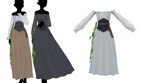 Mmd Sims 4 Adeline Dress By Fake N True On Deviantart