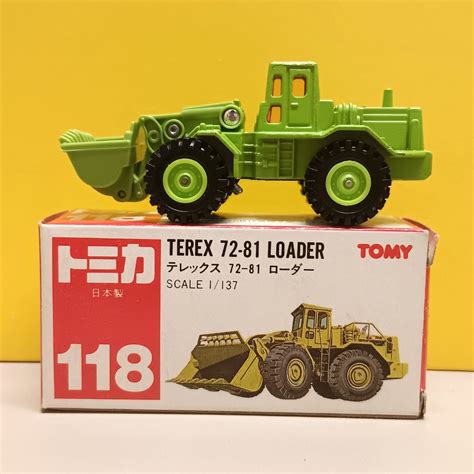 Tomica 紅白盒 118 Terex 72 81 Loader 日本製 日本制 日製 日制 Tomy 興趣及遊戲 玩具 And 遊戲類