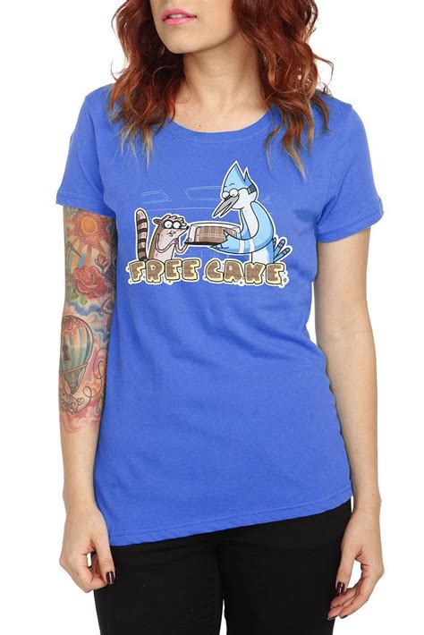 Regular Show Free Cake Girls T Shirt Hottopic Pop Culture