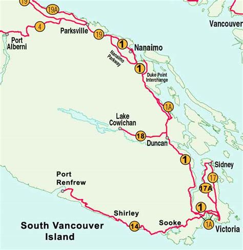 South Vancouver Island Map
