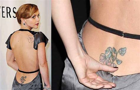 Christina Ricci The Best Celebrity Tramp Stamps Of All Time Complex