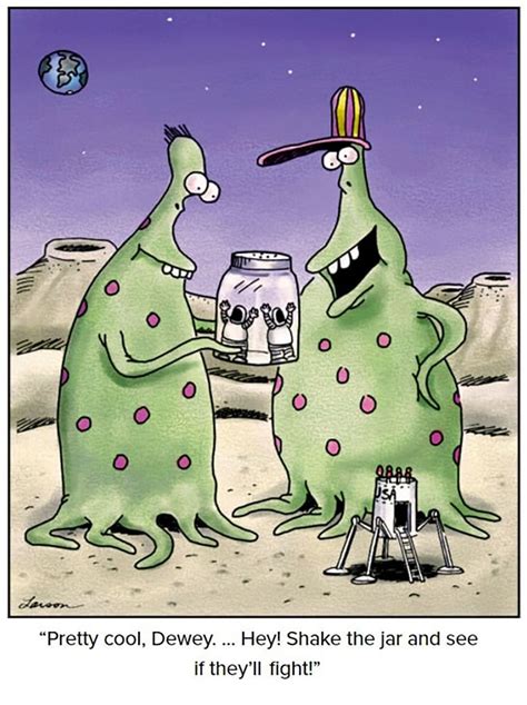 The Far Side Comic Strips Featuring Aliens Ranked