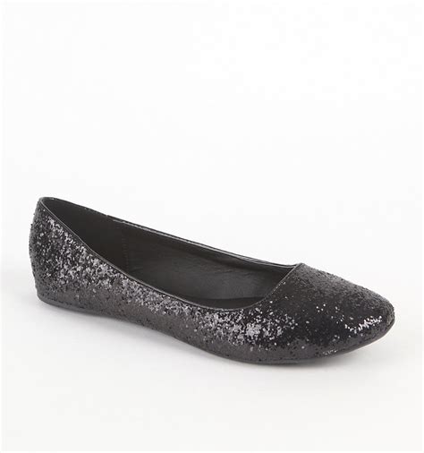 Black Glitter Flatsa Must For Every Closet Bridesmaid Shoes