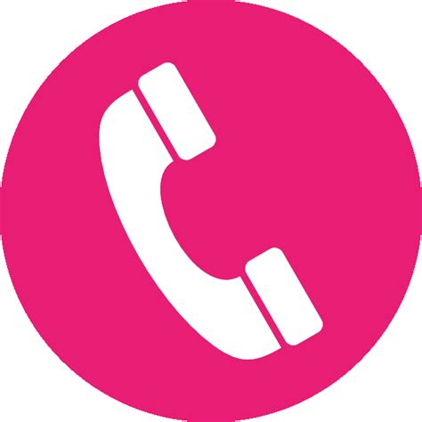 Pink Phone Icon 197669 Free Icons Library