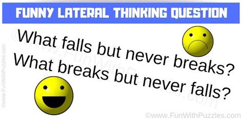 Funny Lateral Thinking Question With Answer Lateral Thinking Word
