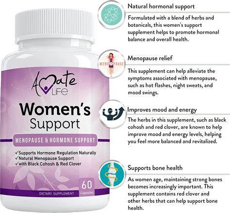 Women S Support Supplement Natural Hormone Regulation Menopause