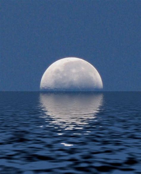 Moon Over The Water Lunar Reflections Beautiful Moon Pictures