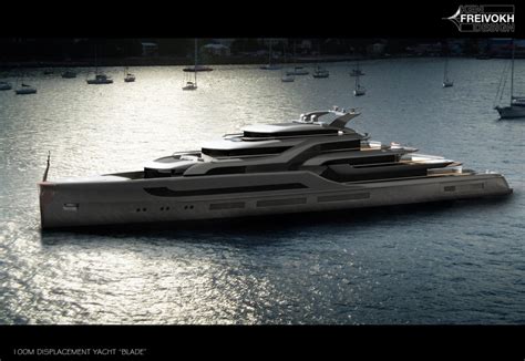 100m Mega Yacht Blade Concept By Ken Freivokh Design — Yacht Charter