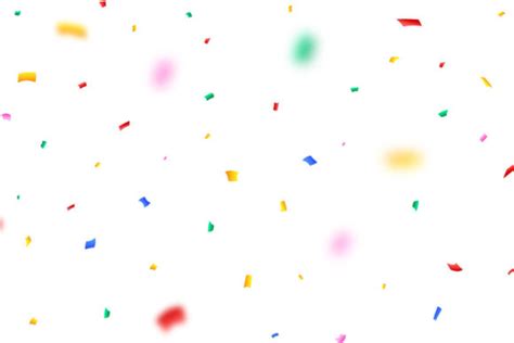 Multicolor Confetti Falling Vector Graphic By Iftidigital · Creative