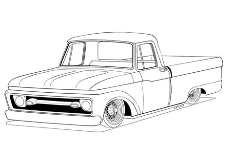 Printable Coloring Pages Of Trucks
