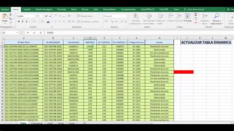 Actualizar Tablas Dinámicas Excel 2016 Origen De Datos Youtube