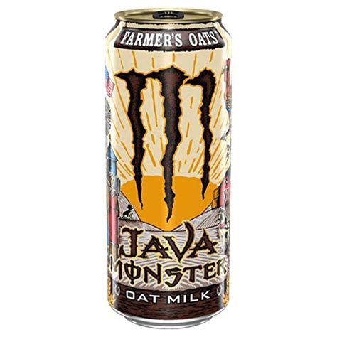 Monster Usa Java Coffee Energy Farmers Oat 24 X 443 Ml Usa