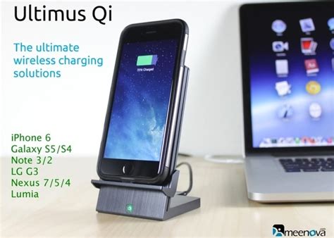 Ultimus Qi: станция для беспроводной подзарядки смартфонов ...