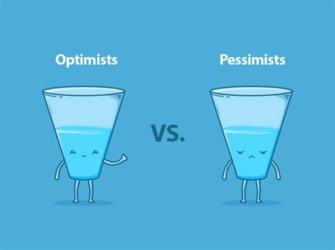 Optimism Vs Pessimism By Paul Taylor On Dribbble