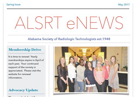 News Alabama Society Of Radiologic Technologists