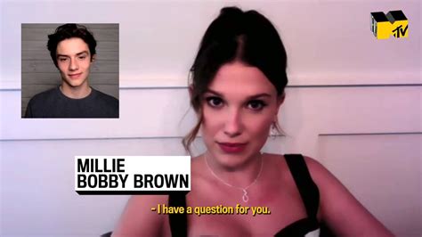 Louis Partridge And Millie Bobby Brown Interviewed