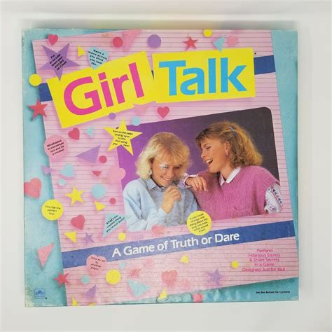Girl Talk Board Game 1988 Golden Games 4237 Complete Used Golden
