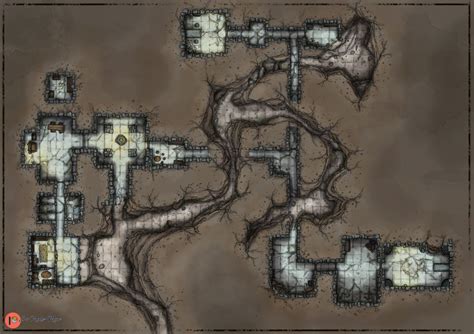 Ethereal Dungeon Battlemaps Dungeon Maps Fantasy Map Pathfinder Maps