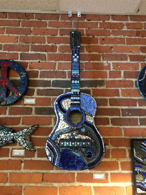 Guitar Art Piece At A Ben And Jerrys Ice Cream Shop In Hyannis Cape Cod