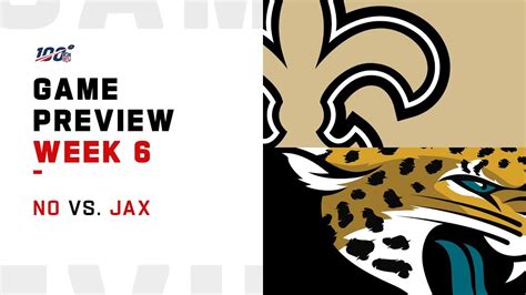 New Orleans Saints Vs Jacksonville Jaguars Week 6 Nfl Game Preview