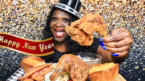 soul food mukbang new years 2021 eat with me mukbang 먹방 youtube