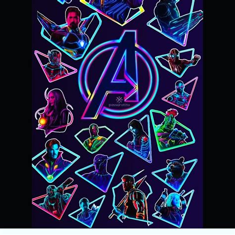 Avengers Neon Wallpaper Posted By Foster Joseph