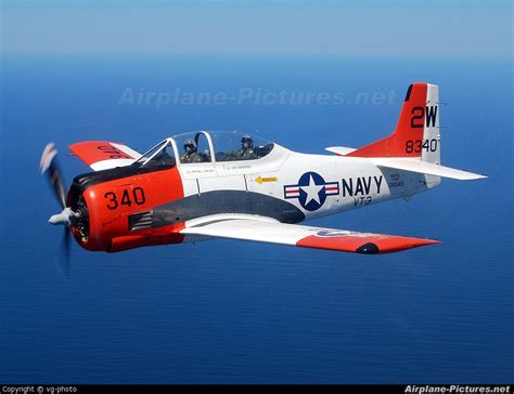 Military as trainers until 1984. N6255 - Private North American T-28B Trojan at In Flight ...